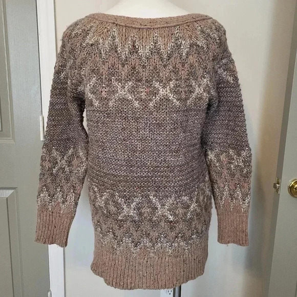 Free People Fair Isle Nordic Love Bug Tunic Sweater(M) - Picture 5 of 10